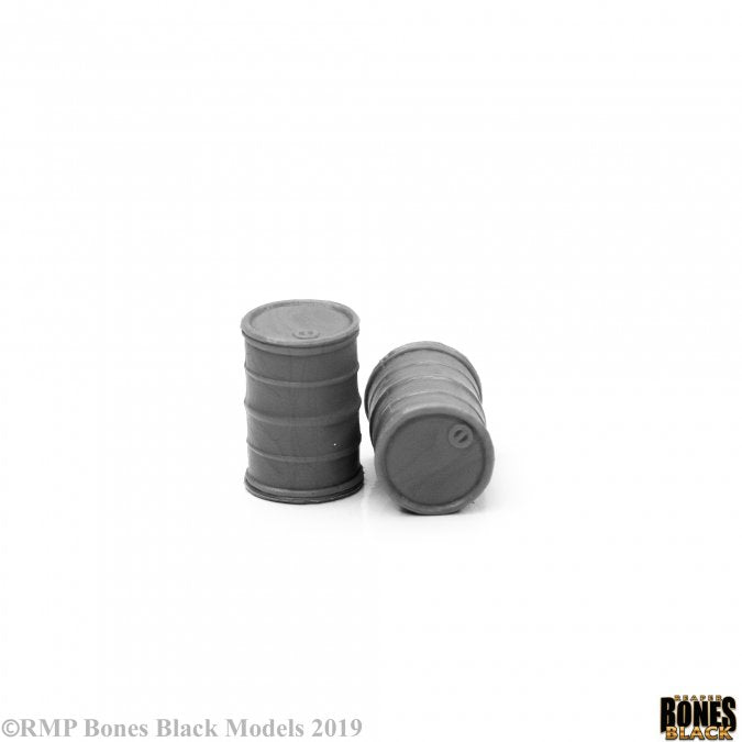Reaper Bones Black: Modern Barrels x 2 49034