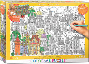 Color-Me Puzzle: Town Houses