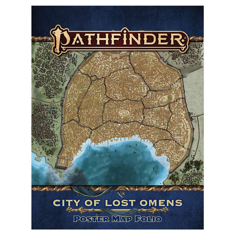 Pathfinder 2nd Ed: Lost Omens - City of Lost Omens Poster Map Folio