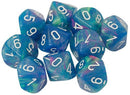 Chessex Borealis D10 10ct Accessories - Dice