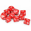 Chessex Opaque D10 10ct Accessories - Dice