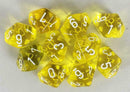 Chessex Translucent D10 10ct Accessories - Dice