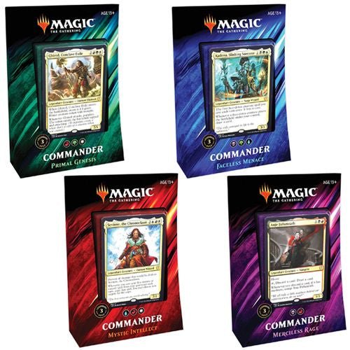 Commander 2019 - Set of 4 Decks - Card Games - Collectible - TCG New ...