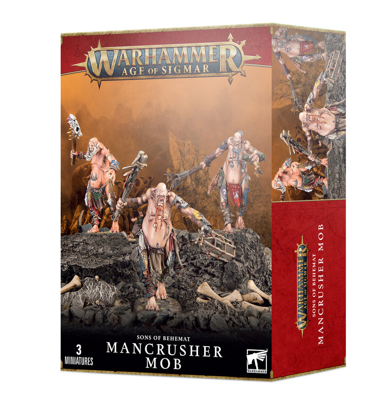 Warhammer Age of Sigmar Sons of Behemat Mancrusher Mob