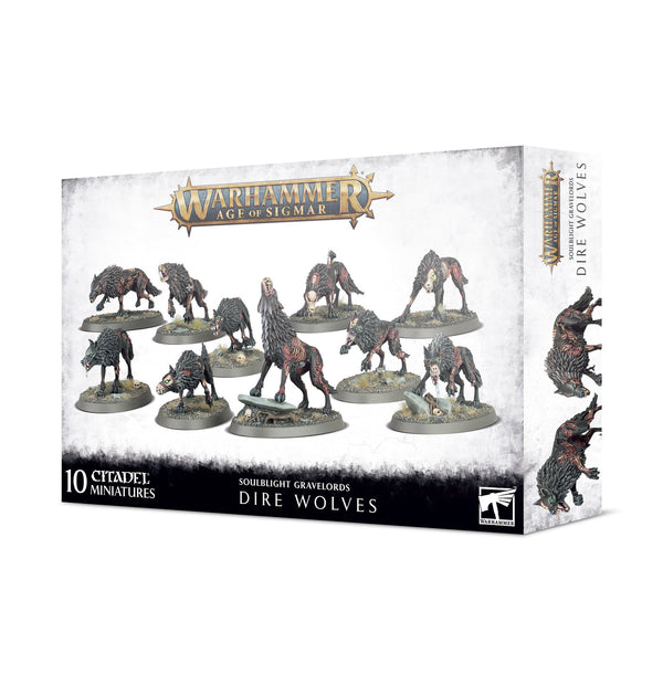 Warhammer Age of Sigmar Soulblight Gravelords Dire Wolves