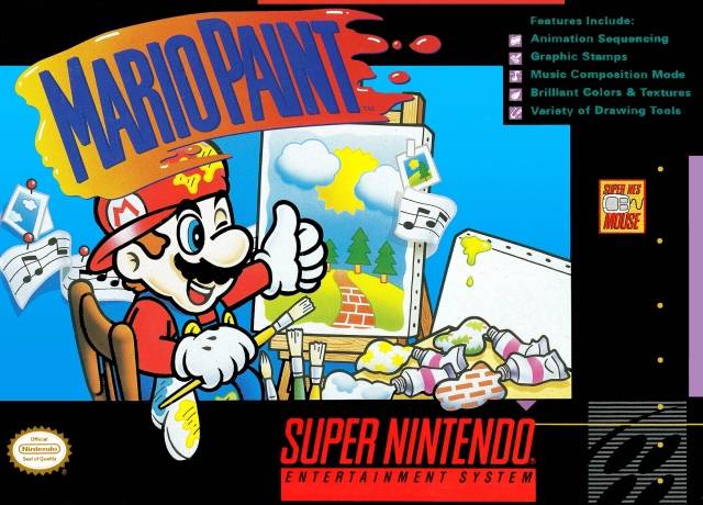 Mario Paint - Game Only [Player's Choice] (SNES)