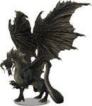 D&D Fantasy Miniatures: Adult Black Dragon Premium Figure Miniatures - Models