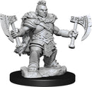 D&D Frameworks Dwarf Barbarian Female RPG - Miniatures