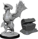 D&D Nolzur's Miniatures: Bronze Dragon Wyrmling & Pile of Sea found Treasure (W13) RPG - Miniatures
