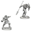 D&D Nolzur's Miniatures: Dragonborn Male Fighter w/ Spear RPG - Miniatures