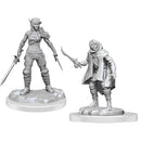 D&D Nolzur’s Miniatures: Elf Rogue & Half - Elf Rogue Protege RPG - Miniatures