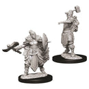 D&D Nolzur's Miniatures: Female Half Orc Barbarian RPG - Miniatures