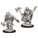 D&D Nolzur's Miniatures: Male Half Orc Barbarian RPG - Miniatures