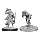 D&D Nolzur's Miniatures: Wererat & Weretiger RPG - Miniatures