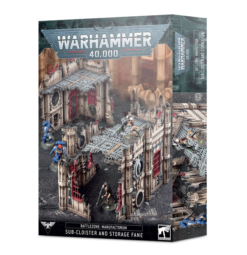 Warhammer 40K Battlezone Manufactorum Subcloister and Storage Fane