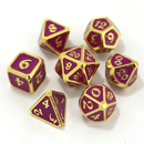 DHD 7 Piece RPG Set AfterDark Mythica Neon Nightlife Accessories - Dice