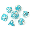DHD 7 Piece RPG Set AfterDark Mythica Neon Rain Accessories - Dice