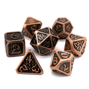 DHD 7 Piece RPG Set Drakona Eldric Cuprum Accessories - Dice