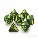 DHD 7 Piece RPG Set Drakona Embers Bacu Accessories - Dice