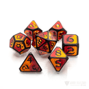 DHD 7 Piece RPG Set Drakona Embers Nali Accessories - Dice