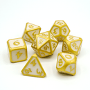 DHD 7 Piece RPG Set Mythica Platinum Citrine Accessories - Dice
