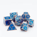 DHD 7 Piece RPG Set Reticle Uchronia Nautilus Accessories - Dice