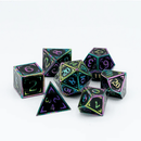 DHD 7 Piece RPG Set Reticle Zenith Dark Matter Accessories - Dice