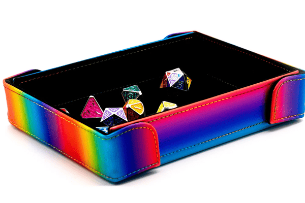 DHD Magnetic Rectangle Tray - Rainbow Scale Accessories - Dice