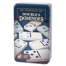 Dominoes Double 6 Tin Board Games - New