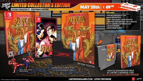 Double Dragon IV Classic Edition (SWI) Video Games - Games - Switch