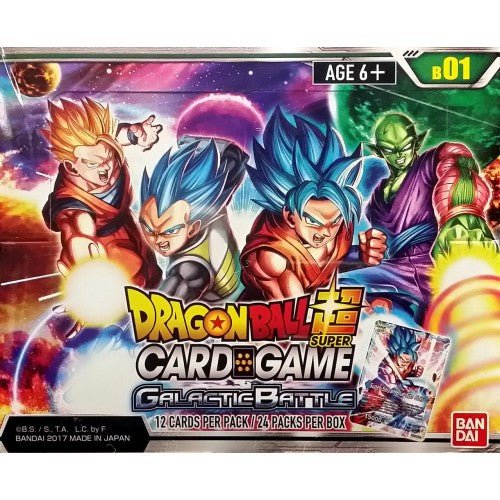 Dragon Ball Super: Galactic Battle Booster Box Card Games - Collectible - TCG New