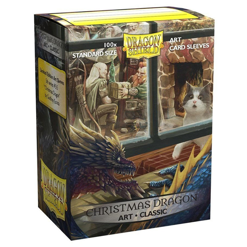 Dragon Shield Art Sleeves: Matte Christmas Dragon - Accessories - Card Game - Sleeves | Retrofix Games Dragon Shield Art Sleeves: Matte Christmas Dragon - Accessories - Card Game - Sleeves | Retrofix Games