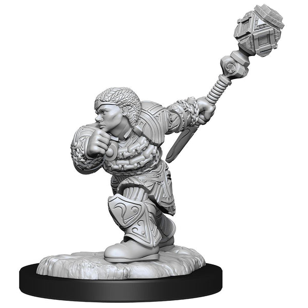 MTG Miniatures: Dwarf Fighter & Dwarf Cleric