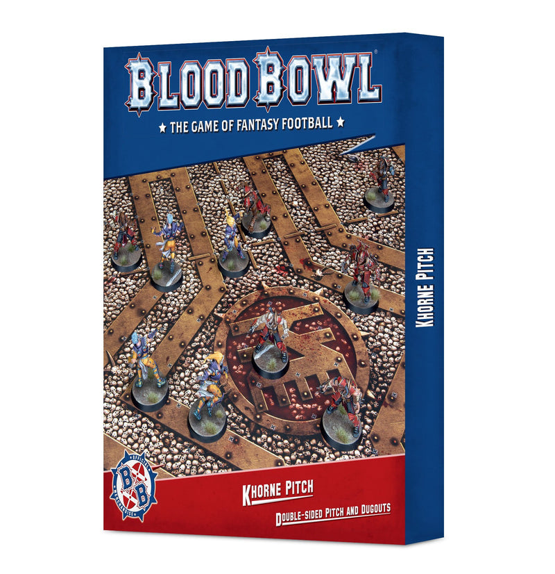 Bloodbowl: Khorne Pitch and Dugouts