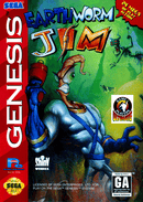 Earthworm Jim (GEN) Video Games - Games - Genesis