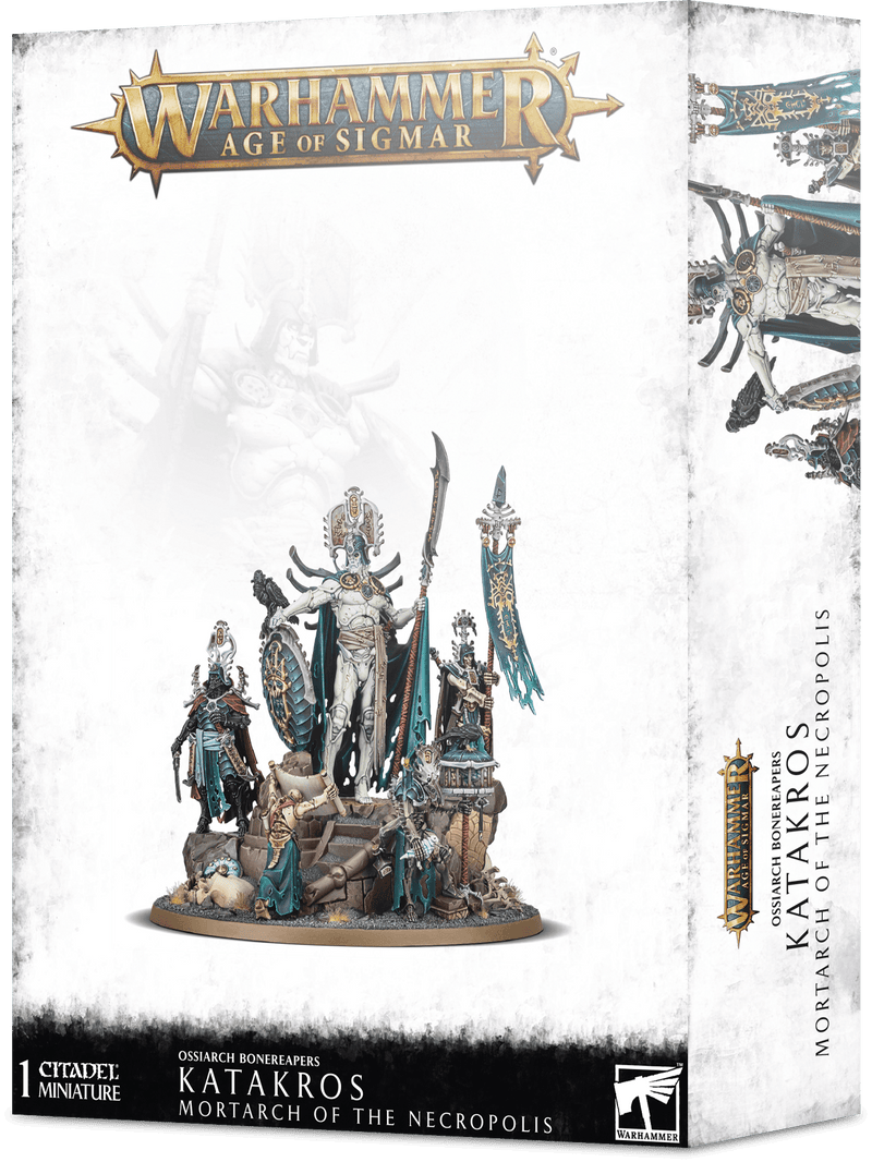 Warhammer Age of Sigmar Ossiarch Bonereapers Katakros Mortarch of the Necropolis