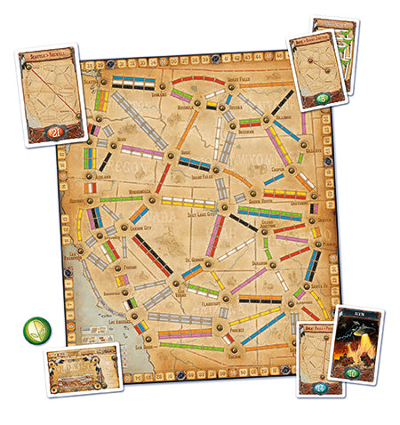 Ticket to Ride: Map Collection v6 - France and Old West