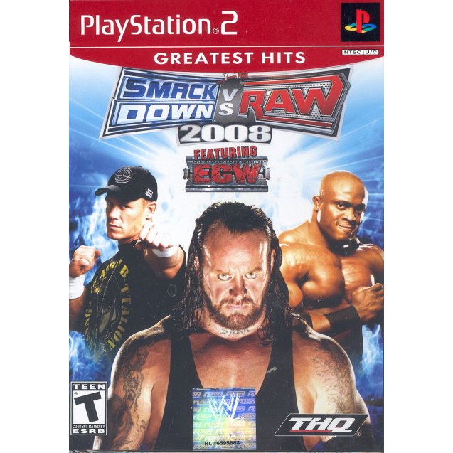 WWE Smackdown vs. Raw 2008 [Greatest Hits] (PS2)