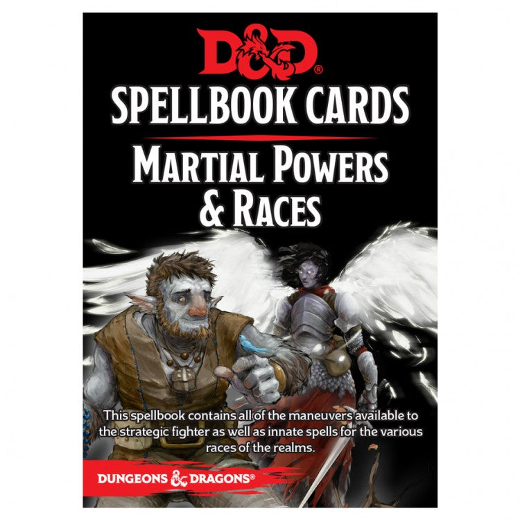D&D Spell Cards: Martial Powers & Races