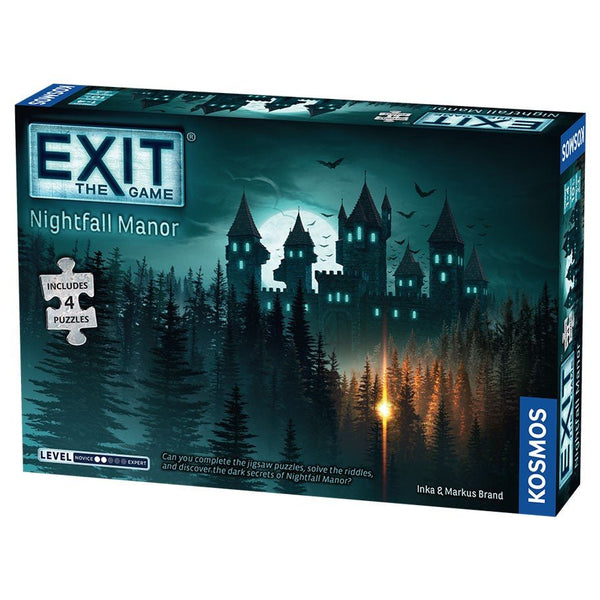 EXIT Nightfall Manor and Puzzle Board Games - New