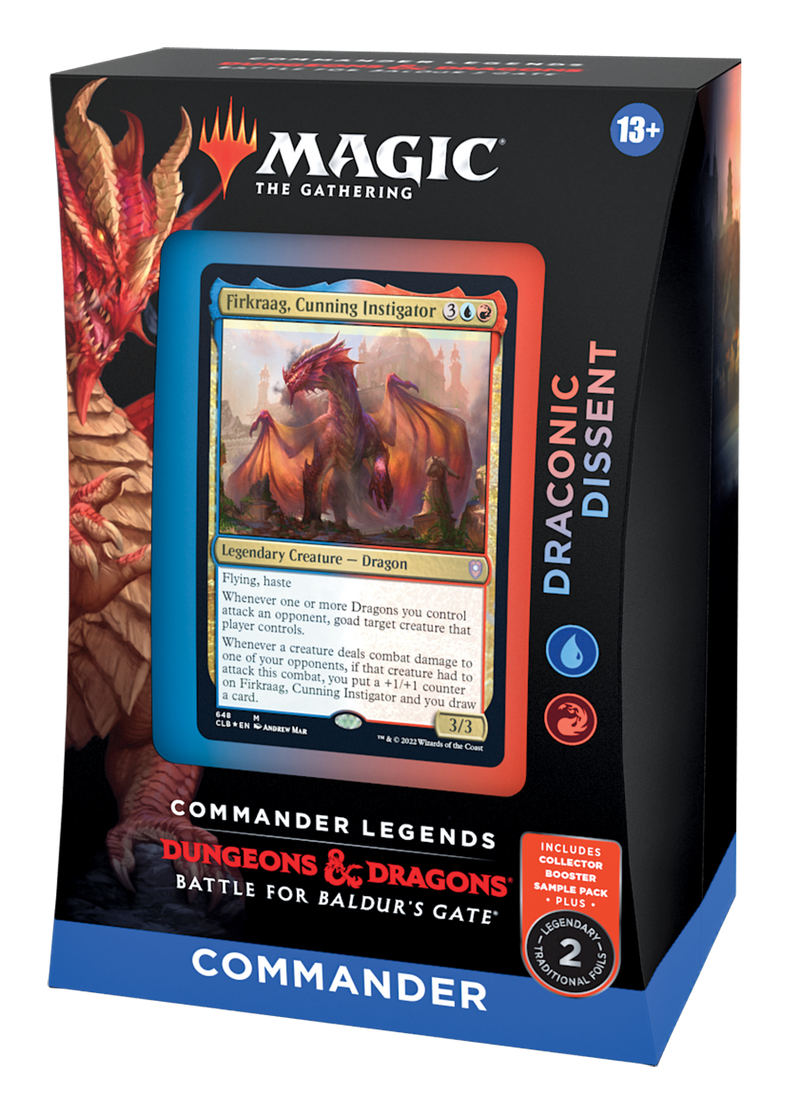 Draconic Dissent (Blue/Red)