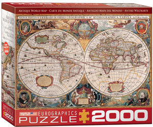 Puzzle: Antique World Map