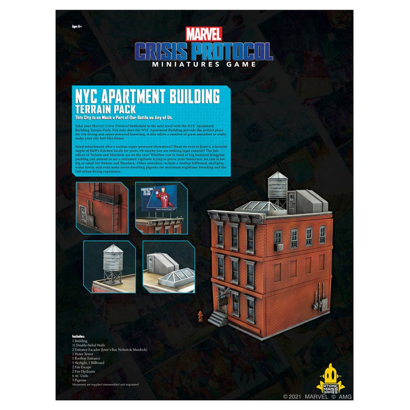 Marvel Crisis Protocol  NYC Apartment Building Terrain