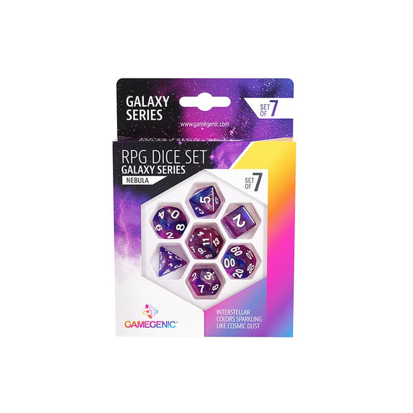 Gamegenic Galaxy RPG Dice 7ct Accessories - Dice