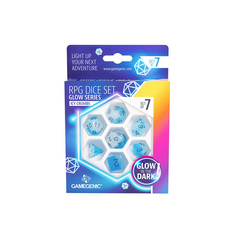 Gamegenic Glow Dice 7ct Accessories - Dice