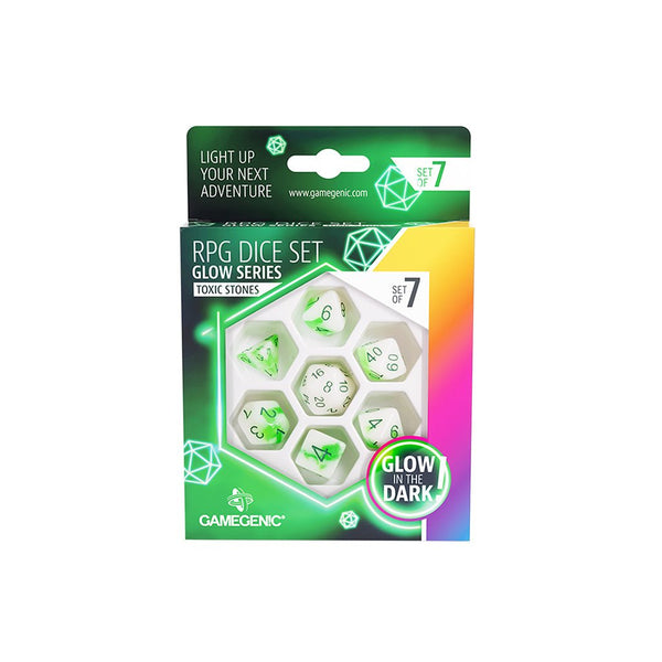 Gamegenic Glow Dice 7ct Accessories - Dice