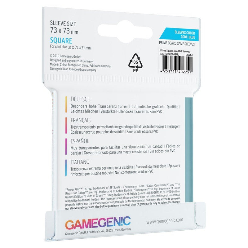 Gamegenic Prime Board Game Sleeves: Square Accessories - Board Game Sleeves