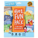 Hoyle 6 in 1 Fun Pack Board Games - New