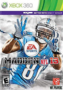 Madden NFL 13 (360) Video Games - Games - X360