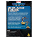 Marvel Crisis Protocol Captain America and War Machine Miniatures - Models